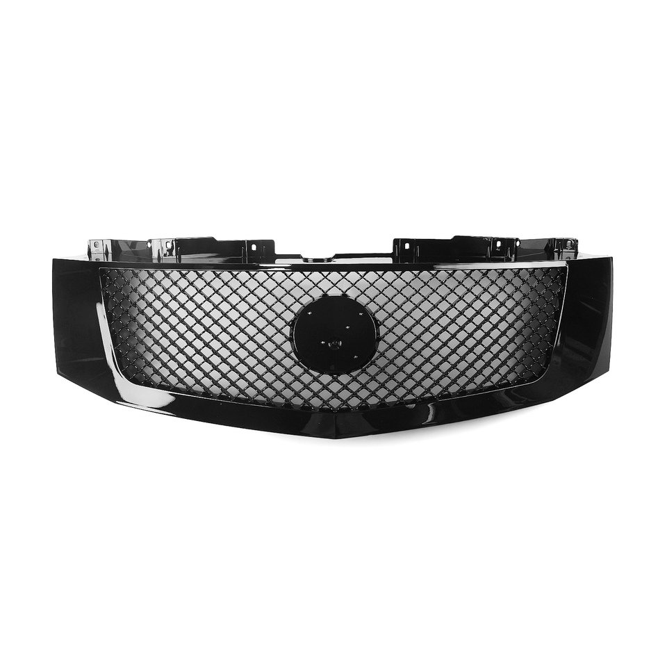 

Передняя решетка Racing Grill для Cadillac Escalade/EXT 2007-2014, черный сотовый стиль, автомобильный верхний бампер, капот, сетка радиатора