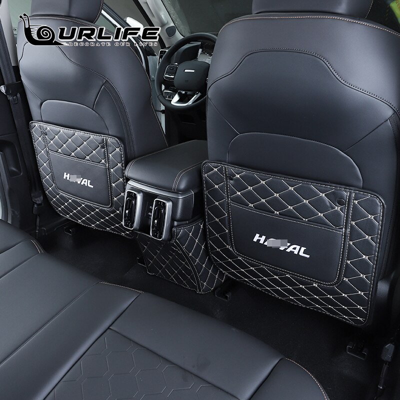 

Накладка на заднее сиденье автомобиля, защита от ударов ног для Haval Dargo 2021 2022 2023 2024, противогрязные аксессуары для интерьера, отделка