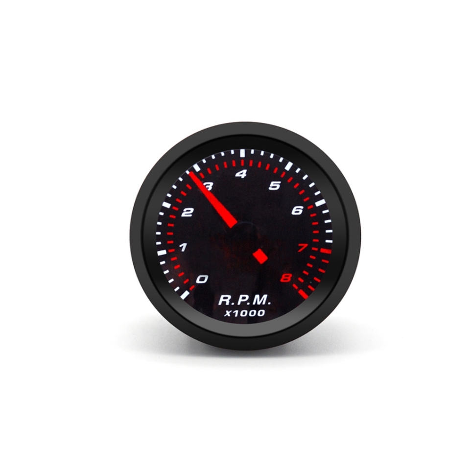 

2′′ 52 мм Тахометр RPM Boost Gauge PSI/BAR Вакуум Температура воды Температура масла Вольтметр давления масла Дымовые линзы Автомобильные манометры Подходят для автомобилей 12 В