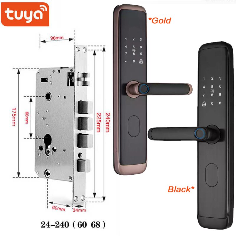 

Беспроводной смарт-замок Tuya с Wi-Fi, из алюминиевого сплава