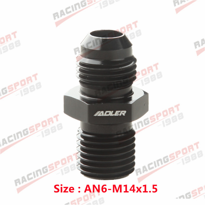 

ADLERSPEED AN4 AN6 AN8 к M6/M8/M10/M12/M14x1,5, прямой фитинг для топливного мазутного воздушного шланга, адаптер с наружной резьбой, автомобильные аксессуары