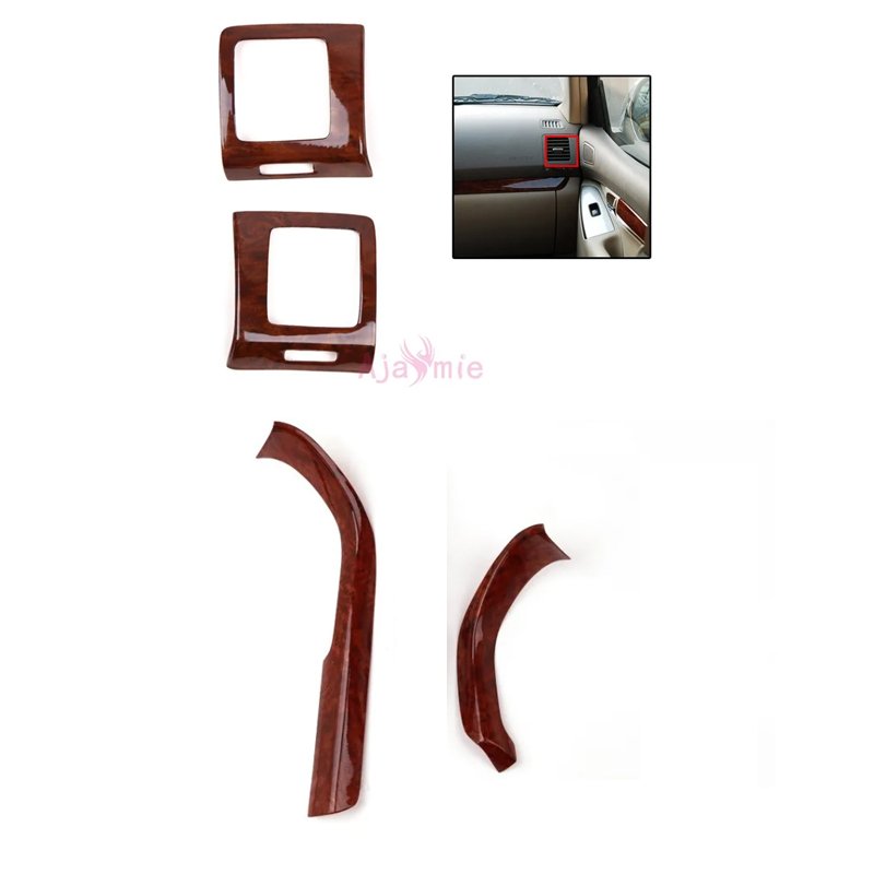 

Для Toyota Land Cruiser 120 Prado FJ120 2003-2009 внутренняя деревянная цветная отделка панели аксессуары для стайлинга автомобилей