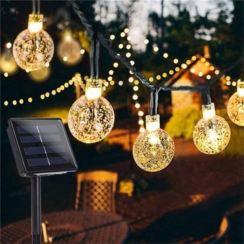 

Солнечные фонари ECCJ, хрустальные шары, 50 LED