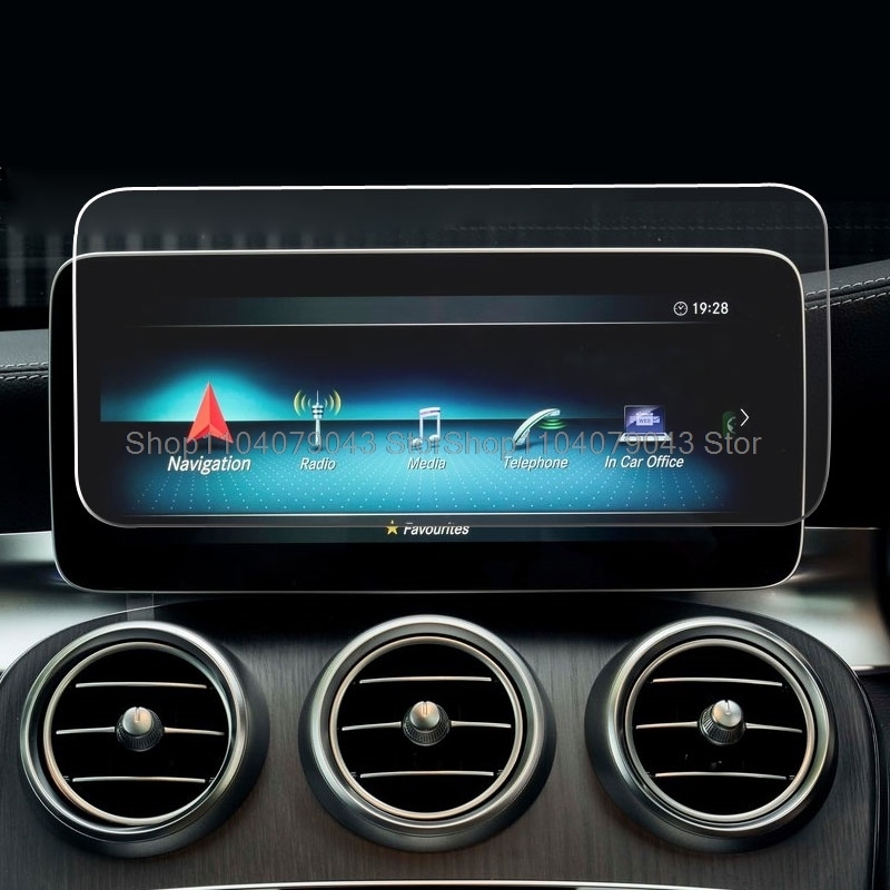 

Защитная пленка из закаленного стекла для Mercedes Benz C-class W205 W204 C180 C200 C260 2019-2021 10,25 дюймов автомобильная GPS-навигация