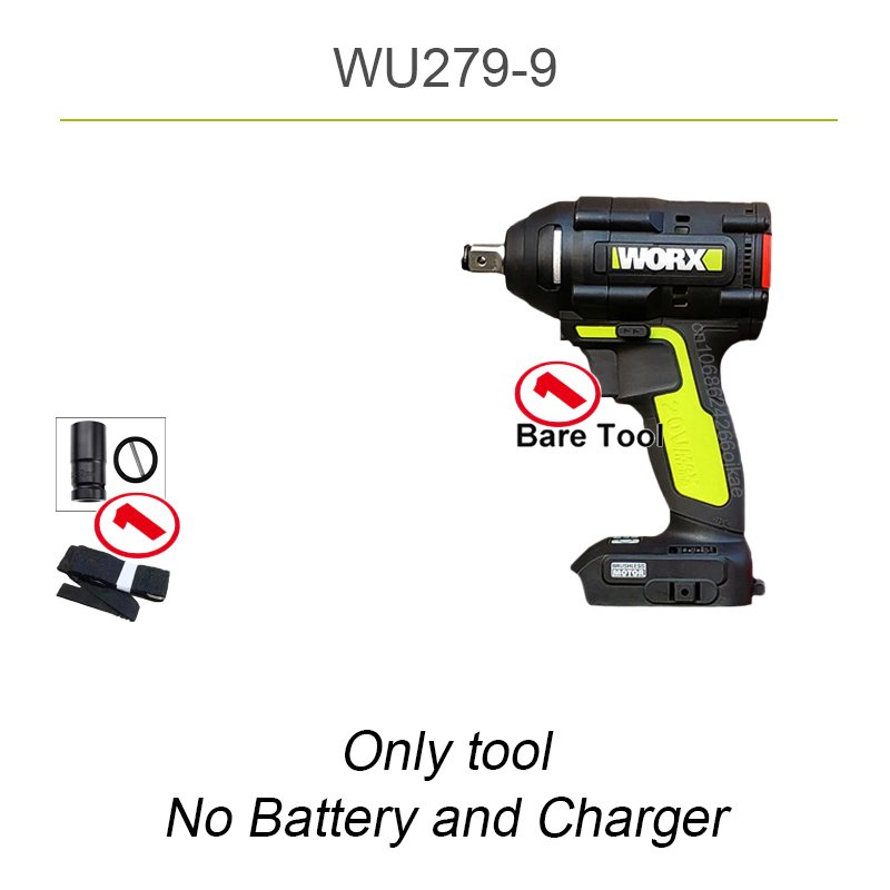 

Worx WU279 Беспроводной ударный гайковерт