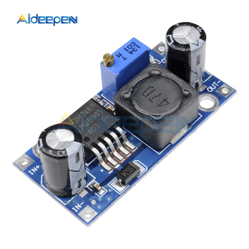 

Регулируемый понижающий преобразователь Aideepen LM2596 24В 12В 5В 3В