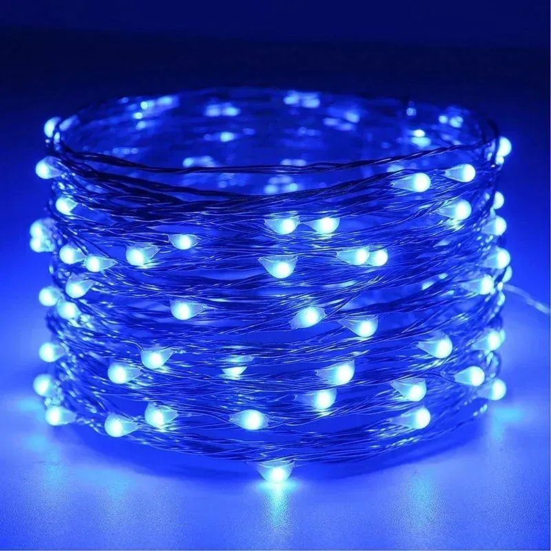 

LED гирлянда из медной проволоки 2 метра