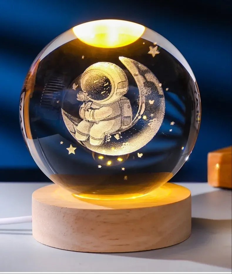 

MINISO USB ночник Galaxy с хрустальным шаром