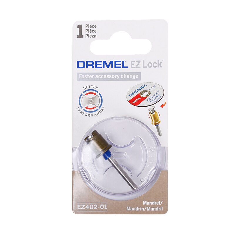 

Оправка Dremel EZ402 EZ с хвостовиком 1/8 дюйма (3,2 мм), аксессуар для вращающегося инструмента, режущий диск, держатель режущего круга, аксессуар Dremel