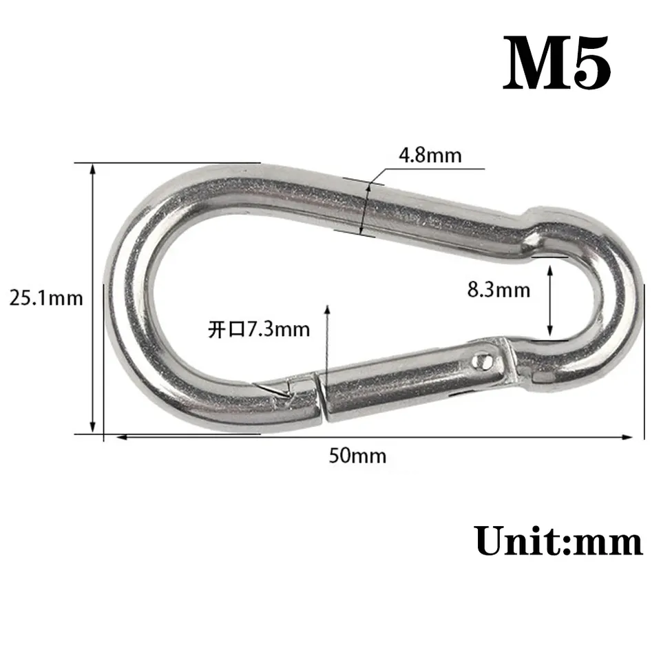 

Карабины из нержавеющей стали M4 M5 M6 M7 M8