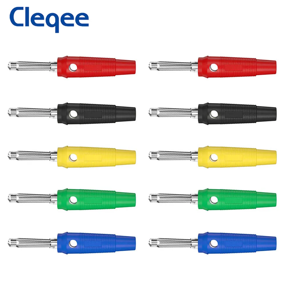 

CLEQEE P3008 Штабелируемые штекеры типа «банан» 10 шт.