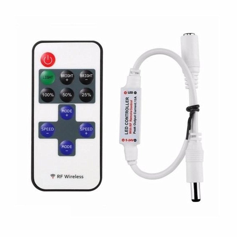 

TiaoChongYi RF мини-диммер для одноцветной светодиодной ленты