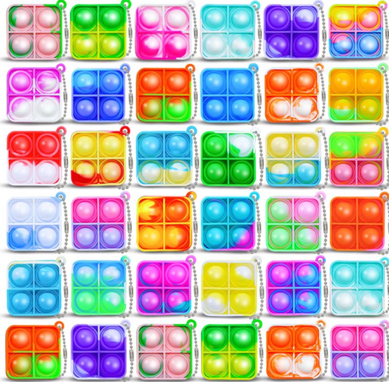 

Мини-браслеты Pop Для Детей, 20 Шт., Сенсорные Игрушки, Призы Для Класса, Детские Сувениры На День Рождения