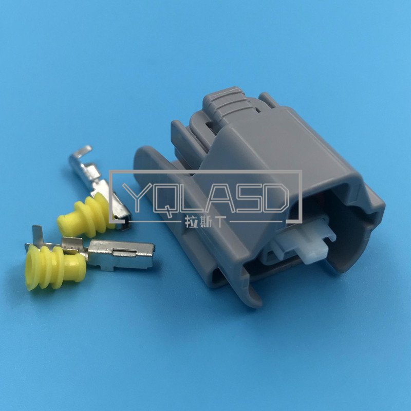 

1 компл., 2-сторонний разъем 90980-11153 ID-2000/VQ35/2JZ, прямой впрыск, автомобильный соединитель переменного тока в сборе для Toyota, автозапчасти 6189-0573