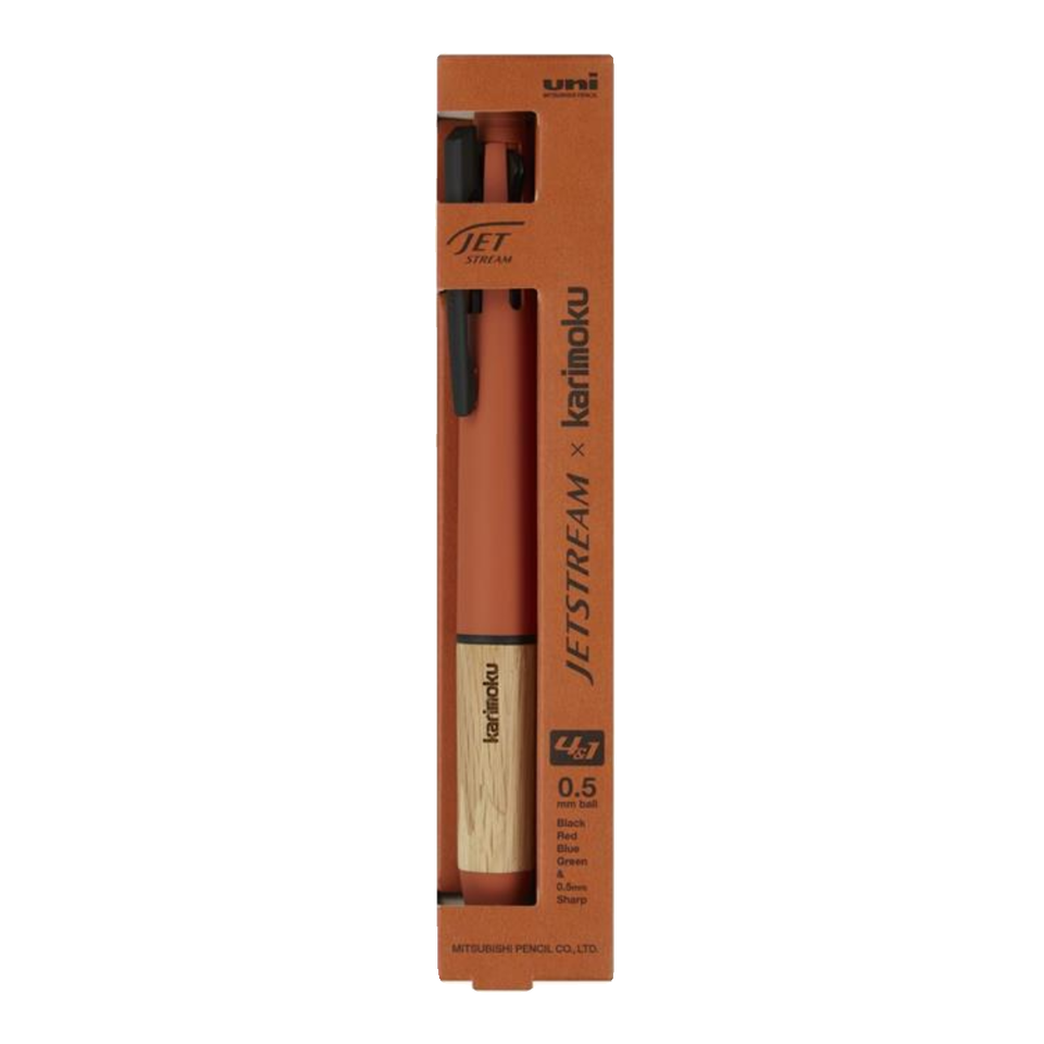 

Шариковая ручка и механический карандаш Uni Mitsubishi Multi Jetstream Series 4 & 1, Karimoku