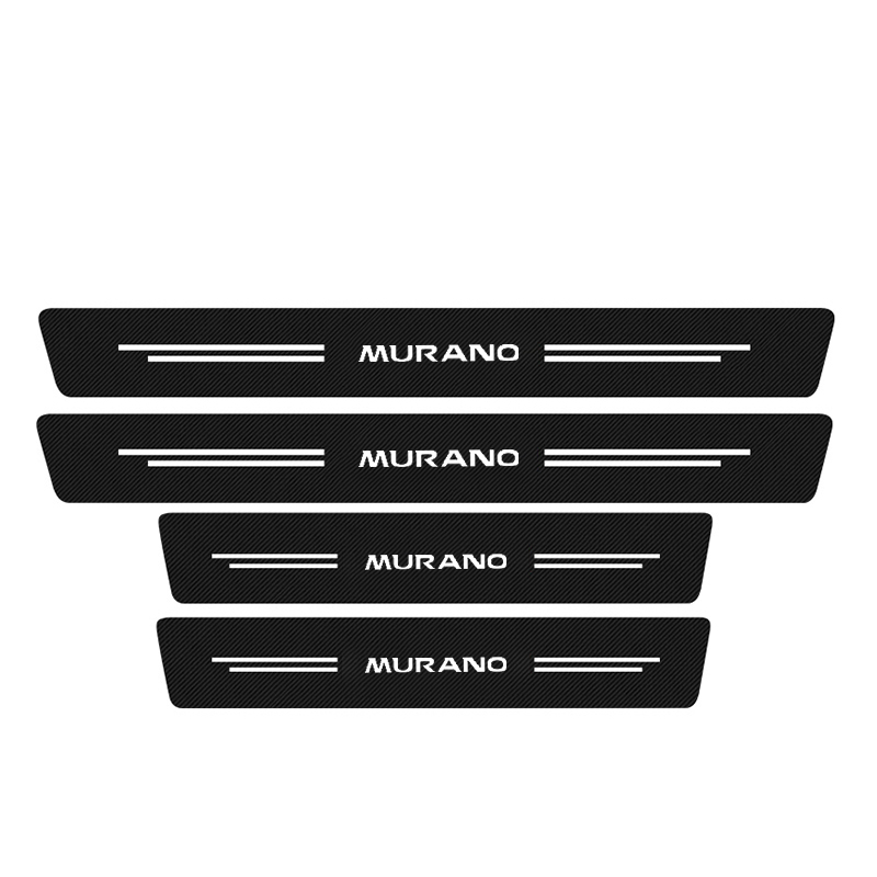 

Кожаные наклейки из углеродного волокна для Nissan Murano 1 2 3 Z50 Z51 Z52, декоративная наклейка для тюнинга порога автомобиля, защитные наклейки, аксессуары