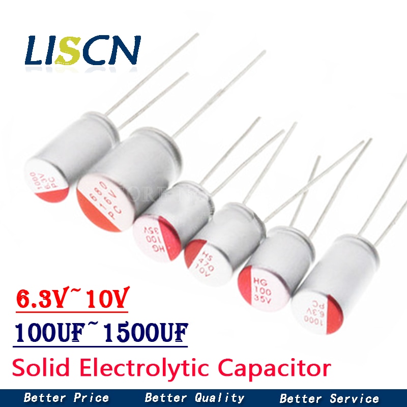 

10 шт. Твердый электролитический конденсатор Solid Electrolytic Capacitor
