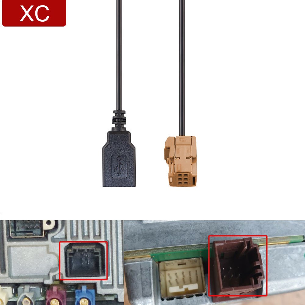 

USB-кабель для Peugeot CITROEN MM RT3EV RT4 RT5 207 307 308 407 607 1007 C6 2008 2009 радиономер 6574JH
