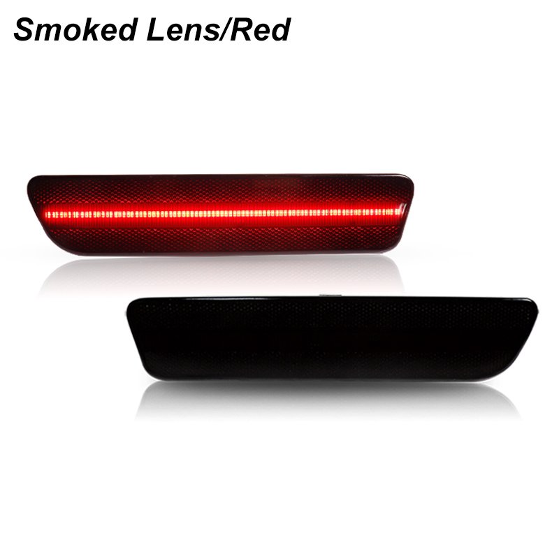 

IJDM боковой маркер светильник для Mustang красный стояночный фонарь светодиодный задний боковой маркер светильник для Ford Mustang 2005-2009 задний боковой маркер лампы