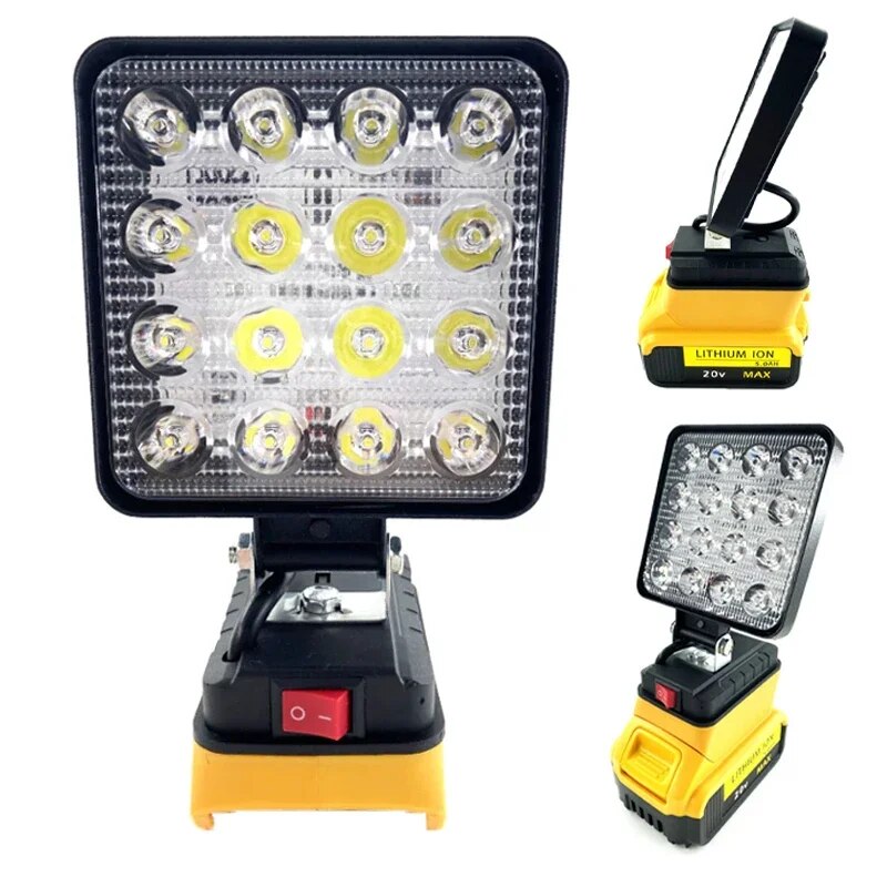 

Портативный светодиодный фонарь ZUIDID для Dewalt 18-20 В
