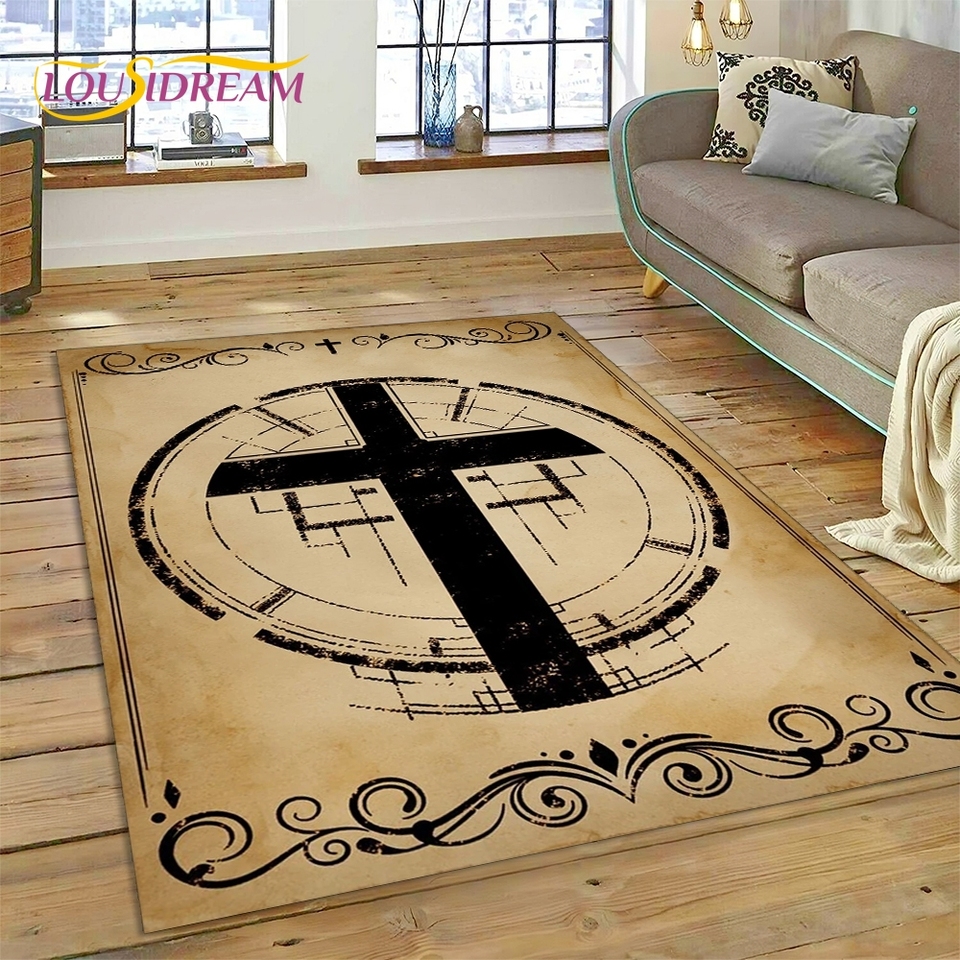

Коврик 3D LOUSIDREAM с крестом