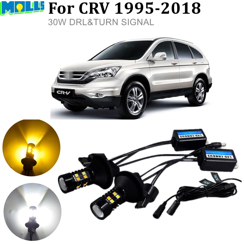 

Сигнал поворота DRL для Honda CR-V CRV 2007-2009 2010 2011 2012 2013-2014, светодиодные дневные ходовые огсветильник DRL, Передние Сигналы поворота 2018