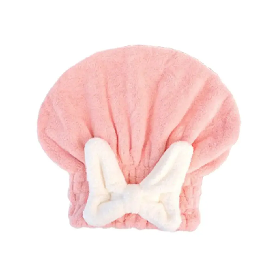 

Коралловые бархатные полотенца для сушки волос Coral Velvet