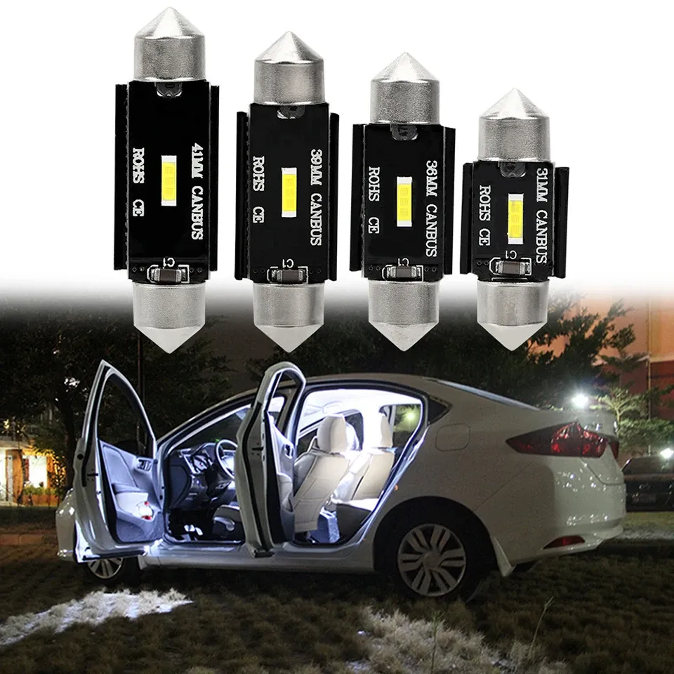 

1x Festoon C5W светодиодный CSP 1860, высокая яркость, 31 мм, 36 мм, 39 мм, 41 мм, чтение интерьера автомобиля светильник купол, Верхняя лампа багажника, Лампа 6000k