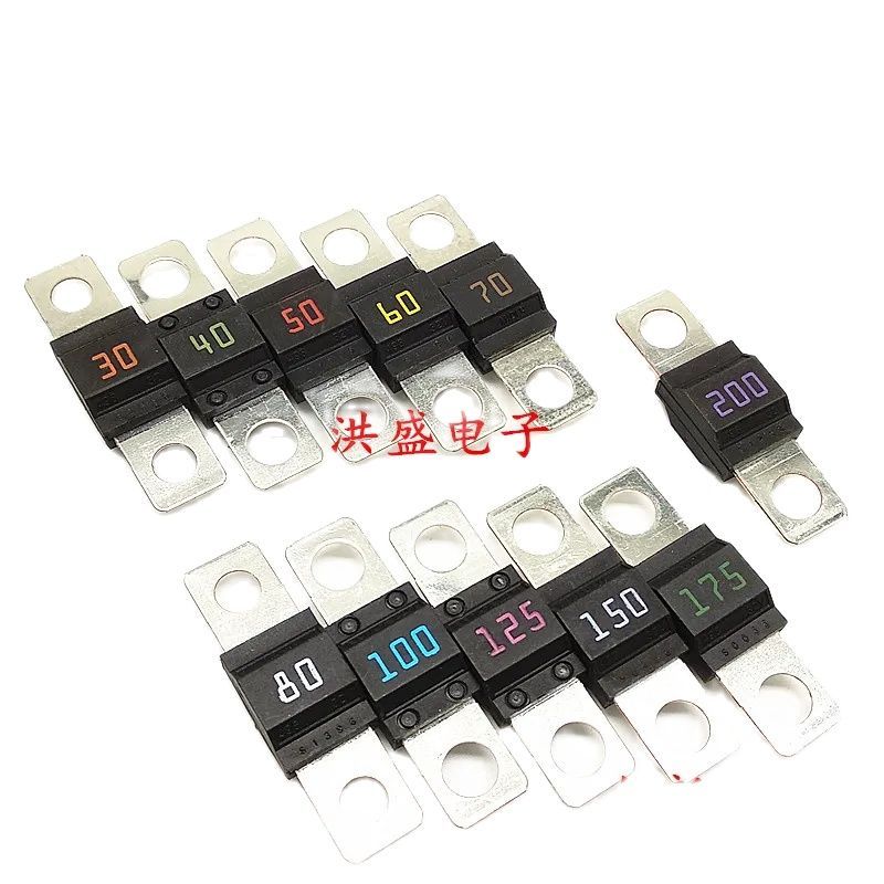 

Автомобильные предохранители NoEnName_Null 498 series Bolt fuse 30-200A 32V