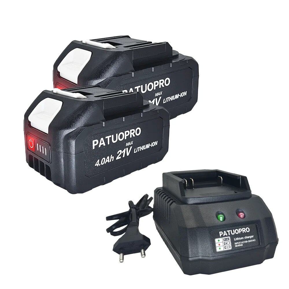

Литиевые аккумуляторы PATUOPRO для Makita 18В 21В 2.0 4.0 6.0 Ач