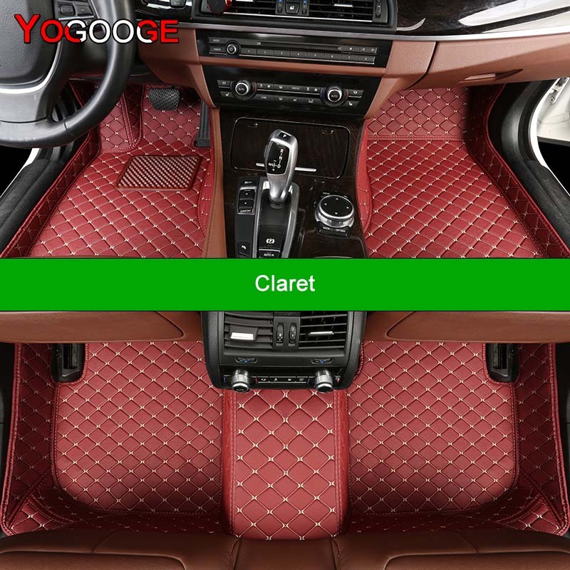 

YOGOOGE пользовательские автомобильные коврики для VW Touareg авто ковры аксессуары для ног Coche