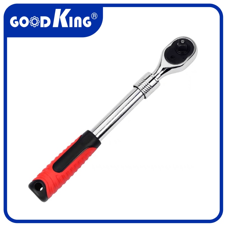 

Трещотка телескопическая на 1/2" 3/8" 1/4" 72 зубца GOODKING ключ трещоточный