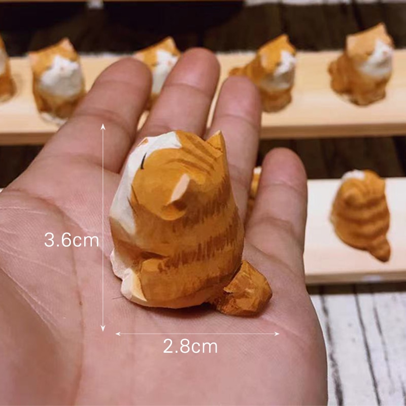 

Деревянные фигурки кошек ACRDDK