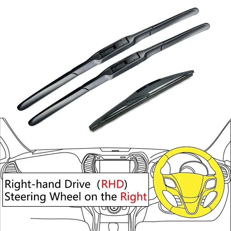 

Щетки стеклоочистителя передние и задние для Honda Jazz Fit GD GE 2001 2002 2003 2004 2005 2006 2007 2008