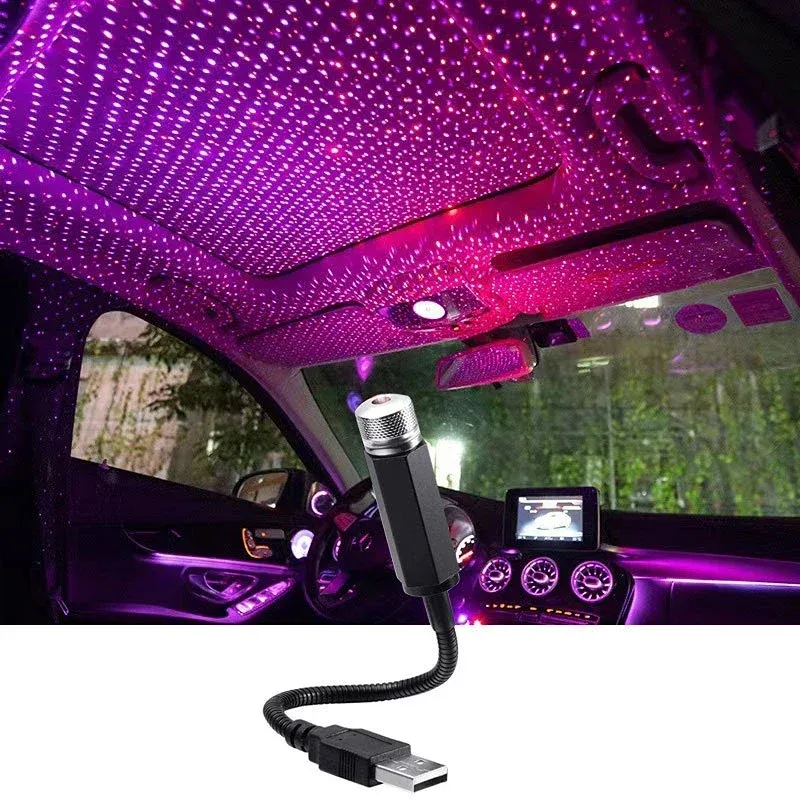 

Диодный ночник для декоративной лампы на крышу автомобиля с USB-разъемом для регулируемого потолочного инструмента Galaxia дл...