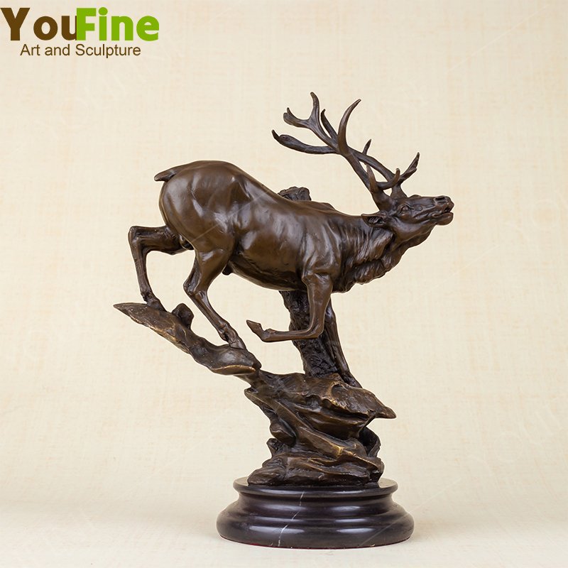 

Статуя лося из бронзы YOUFINE