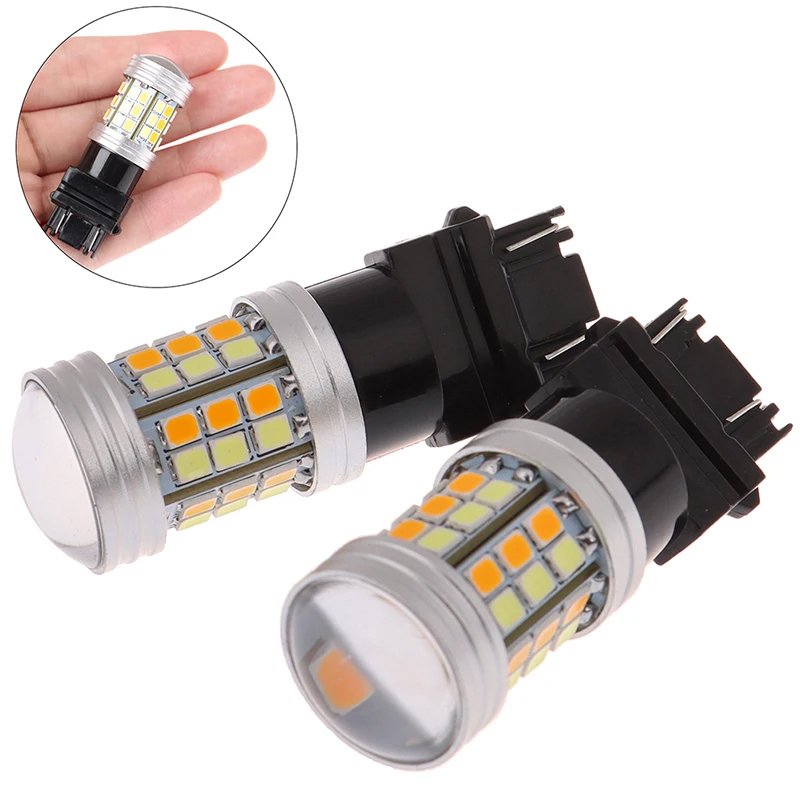 

Двухцветный Светодиодный Указатель Поворота Py21w 1157 BAY15D T20 7443 W21/5W T25 3157 P27/7W 2400LM 12V Для Автомобиля