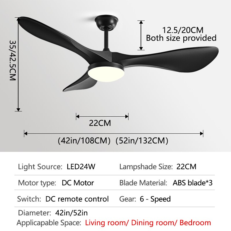 

Потолочный вентилятор INTELLIGENT FAN 52 дюйма с подсветкой