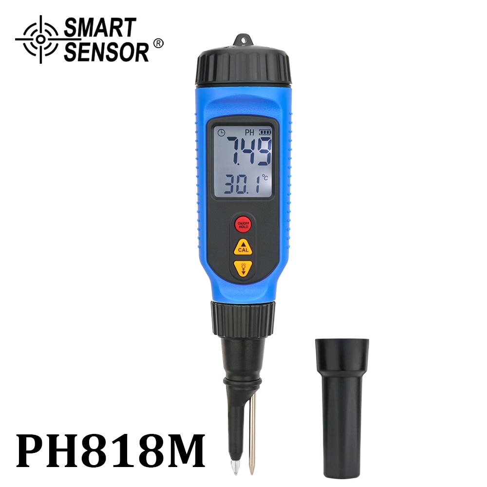 

SMART SENSOR Цифровой pH-метр для теста, мяса, овощей, фруктов, соусов