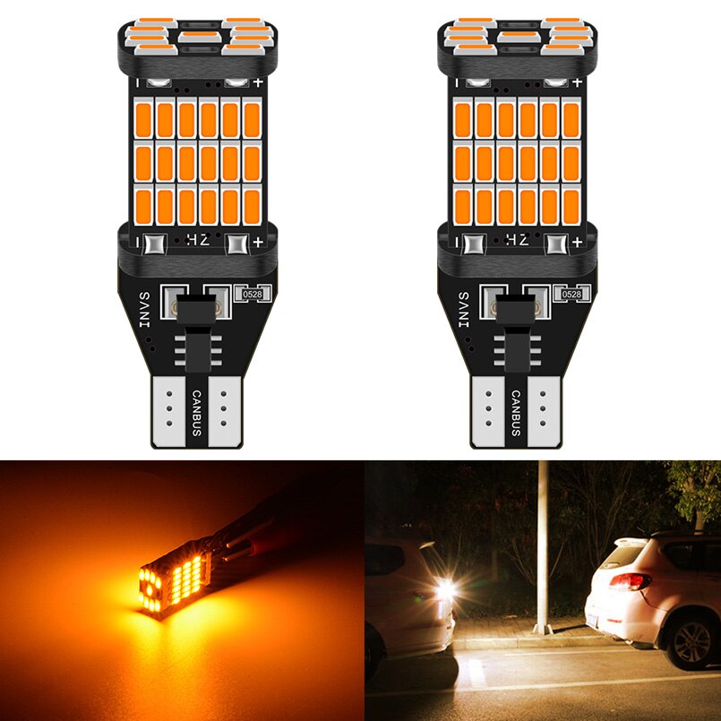 

Лампа заднего светильник Светодиодная T15 W16W WY16W, 45SMD 4014 светодиодный 2 шт.