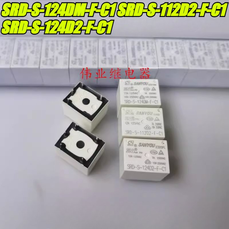 

(Совершенно новый оригинал) 1 шт./лот 100% оригинальное реле: SRD-S-124DM-F-C1 SRD-S-112D2-F-C1 SRD-S-124D2-F-C1 4 контакта 5 контактов 10А