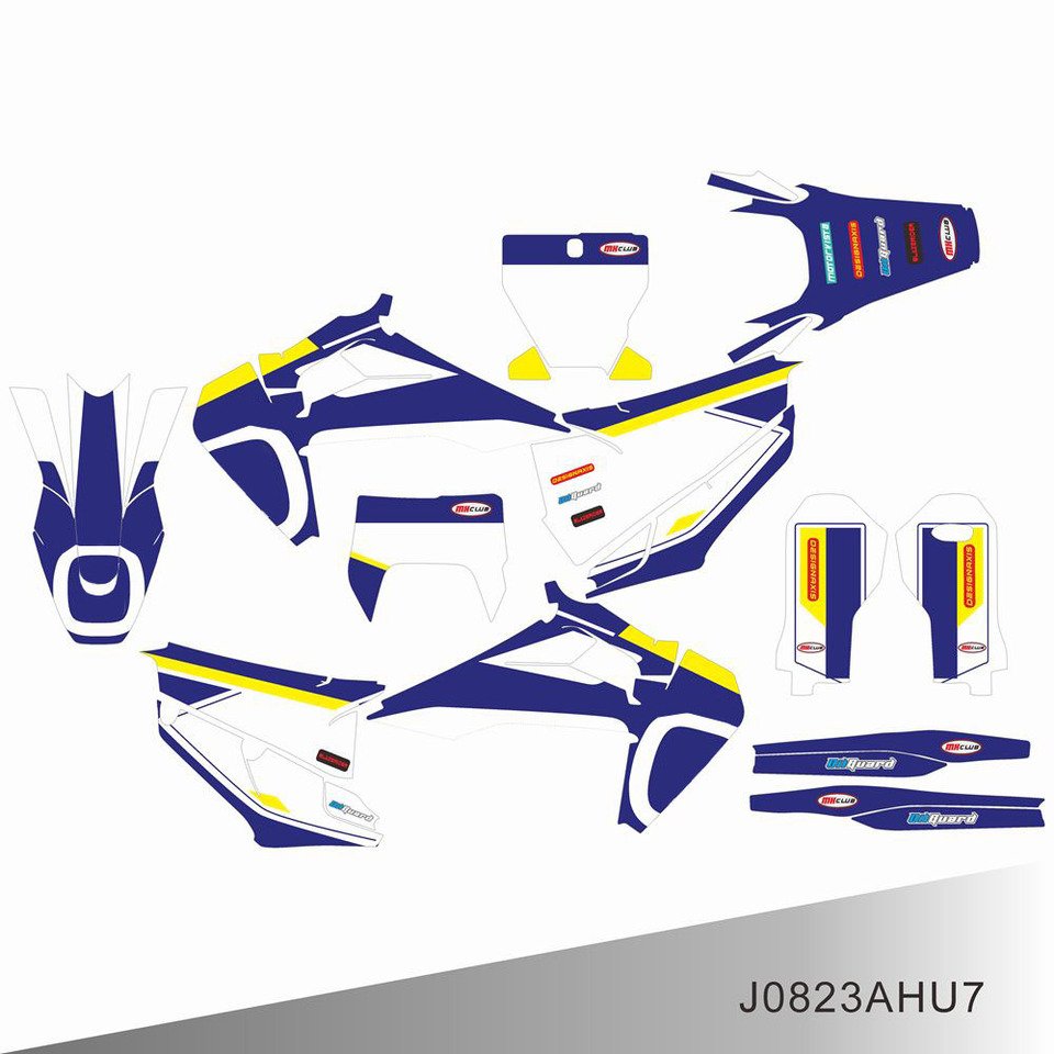 

Для HUSQVARNA 125 250 300 350 450 501 TE FE 2020 2021 TC FC FS 2019 2020, графические наклейки, наклейки, фон
