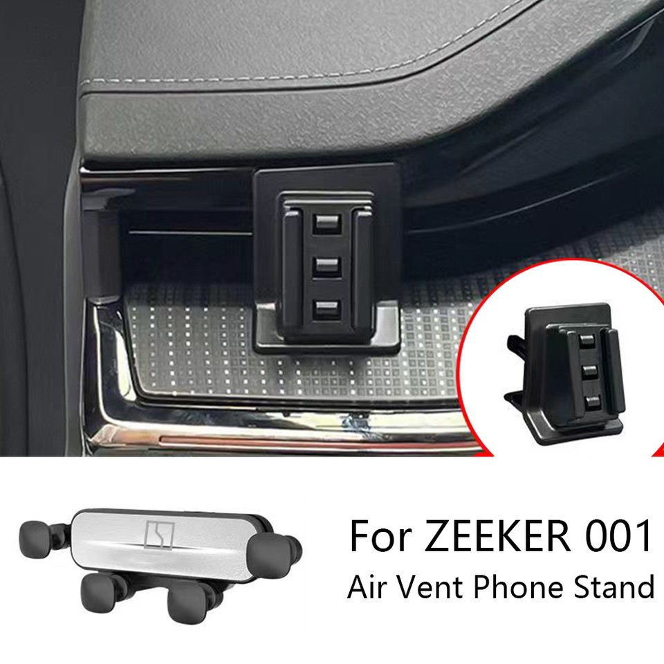 

Автомобильные аксессуары для Geely ZEEKR 001 2022 2023 Автомобильный держатель-подставка для телефона с вентиляционным отверстием