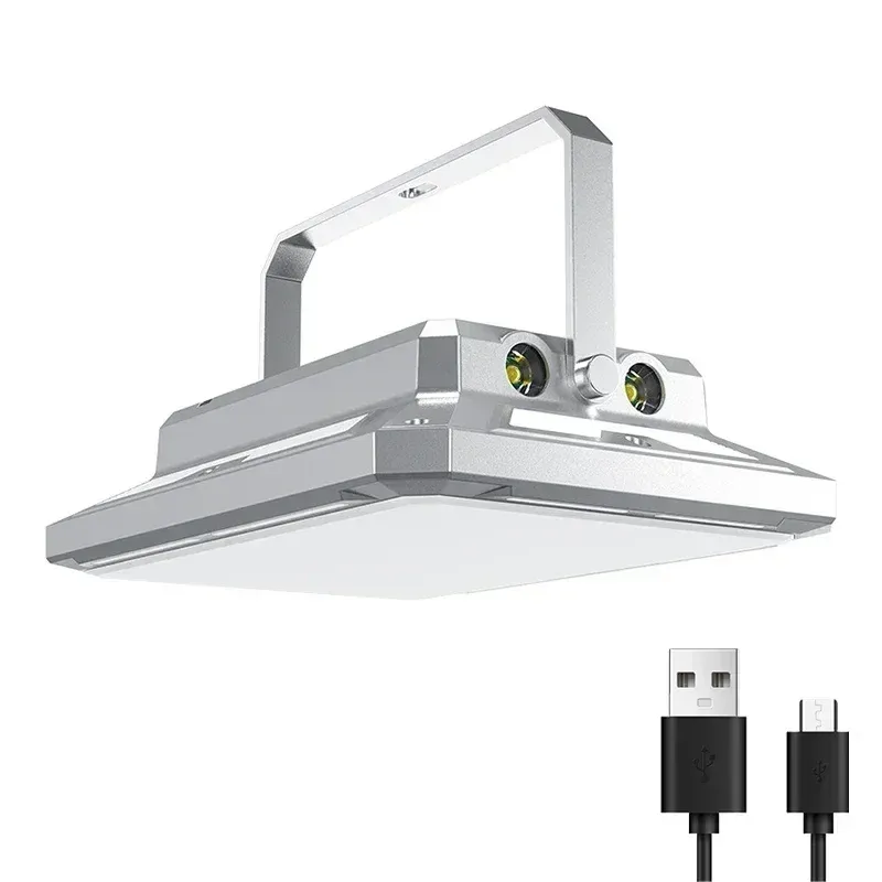 

LONKINDE KXK-686 серебряный портативный фонарик 4000 мАч