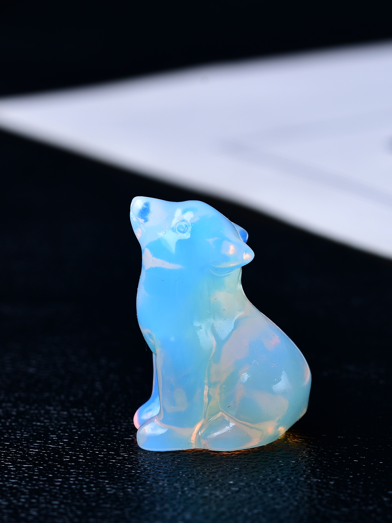 

Хрустальная статуэтка волка WORRY STONE