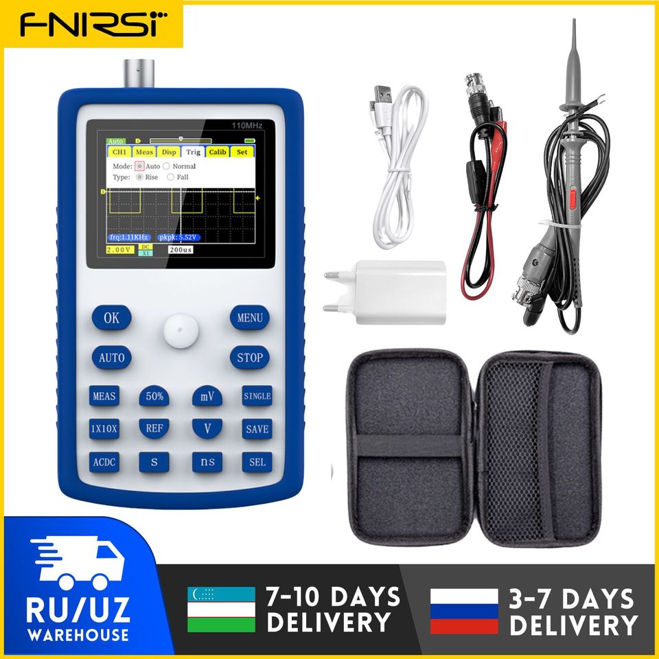 

FNIRSI-1C15 портативный осциллограф 110МГц