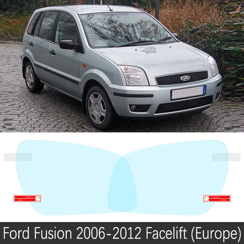 

Полноэкранная противотуманная пленка для Ford Fusion 2006 ~ 2012, прозрачная непромокаемая противотуманная пленка для зеркала заднего вида, автомобильные аксессуары