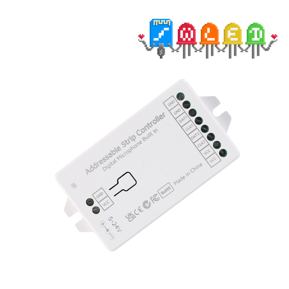 

TASMOTA WLED Sounds Reactive LED Strip Controller