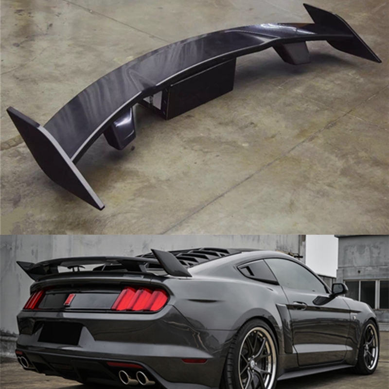

Спойлер из АБС-пластика Mustang, автостайлинг для Ford Mustang 2015, 2016, 2017, 2018 спойлер на задний багажник, крыло