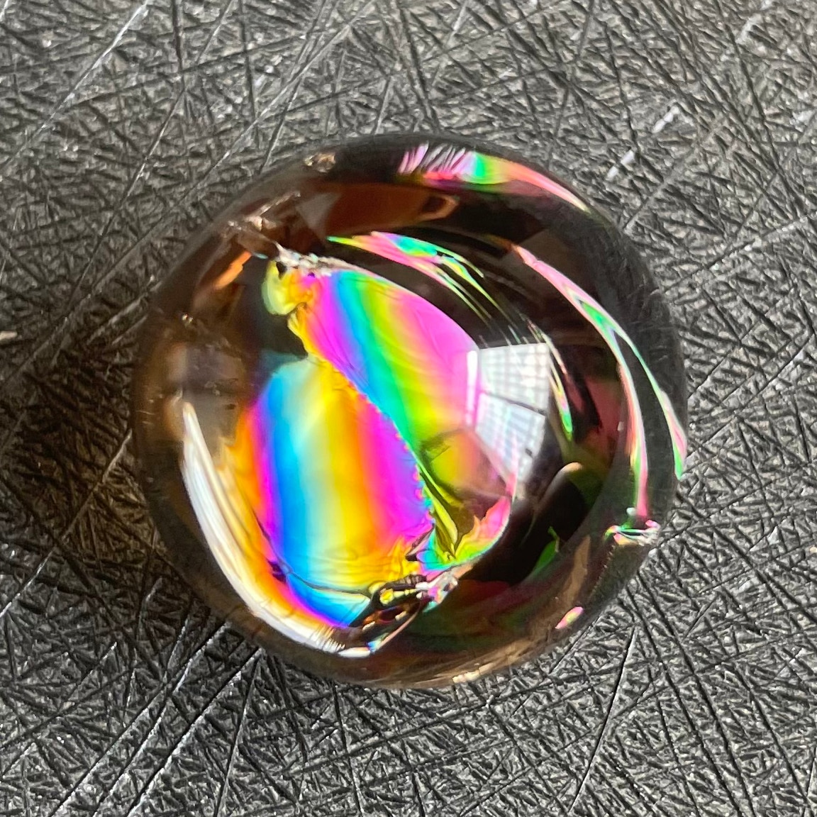 

Дымчатый хрустальный шар CRYSTAL